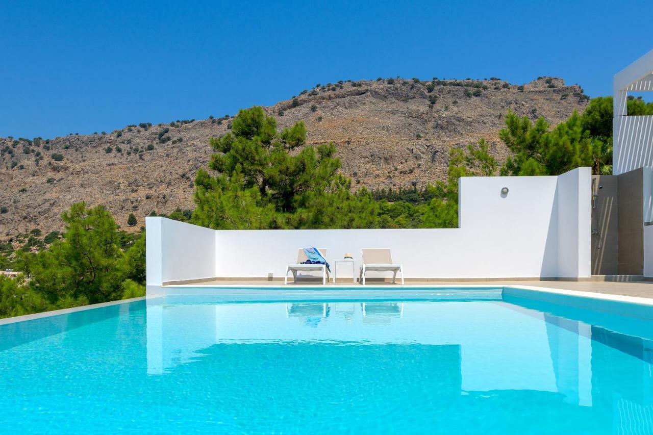 Villa Allegra With Pool In Pefkos, Lindos Area Pefki  Ngoại thất bức ảnh