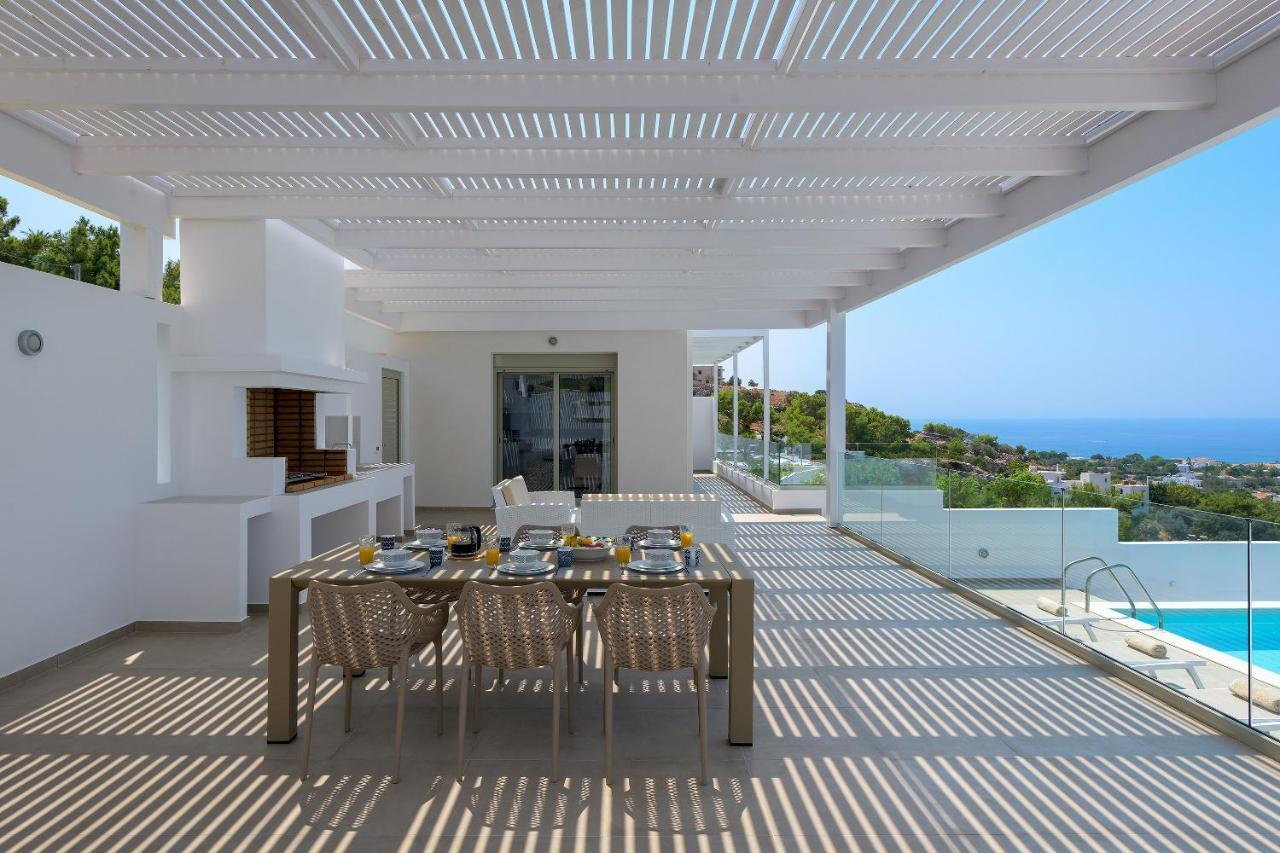 Villa Allegra With Pool In Pefkos, Lindos Area Pefki  Ngoại thất bức ảnh